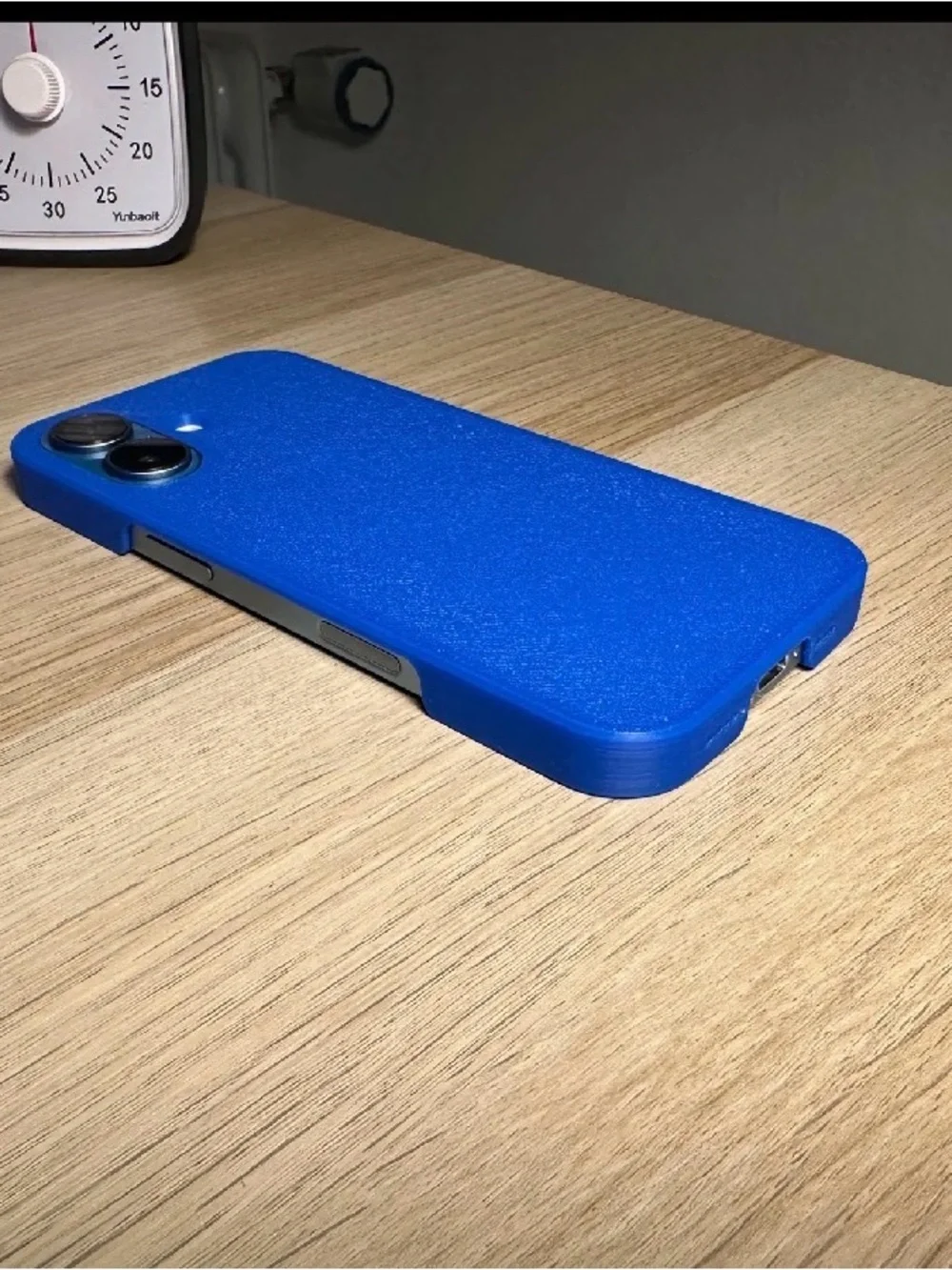 Blue Protective Phone Case 17 flat